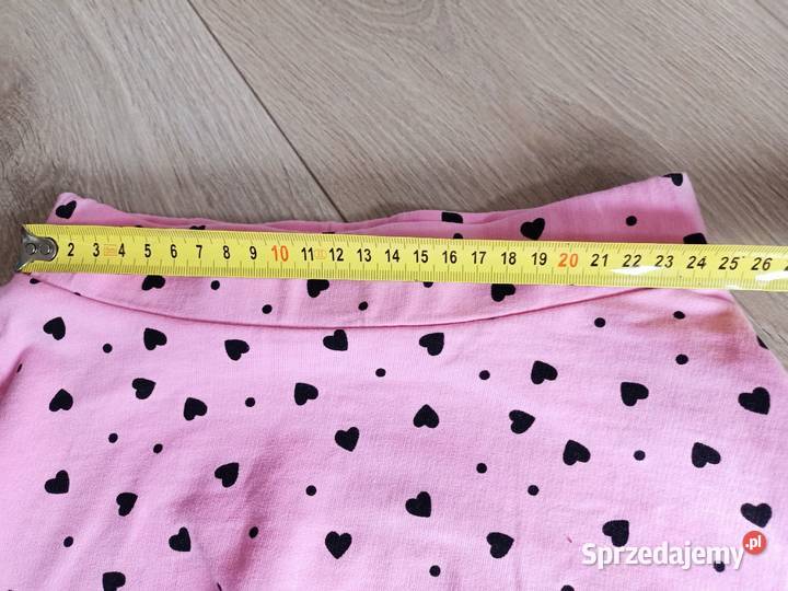 Spódniczka dziewczęca różowa w serduszka 110 Płock