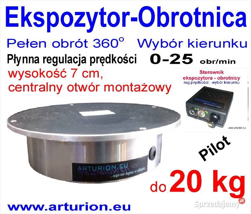 EKSPOZYTOR Obrotnica napęd do szopki figurki Warszawa