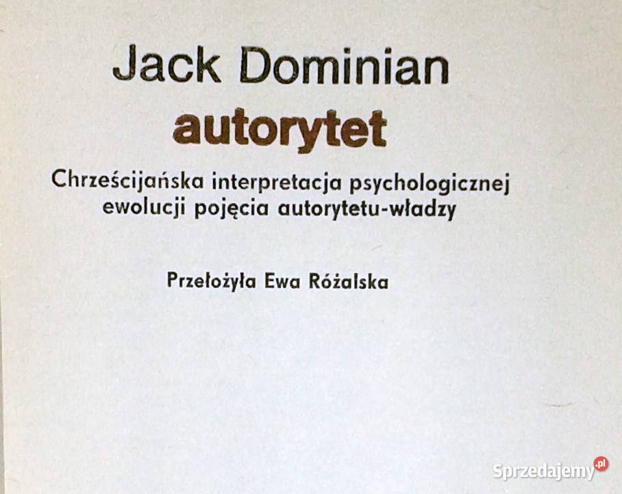 Autorytet Jack Dominian lubelskie