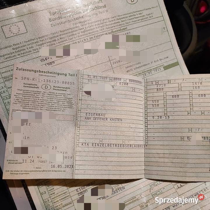 Przyczepka samochodowa SAM dmc 600 Zielona Góra
