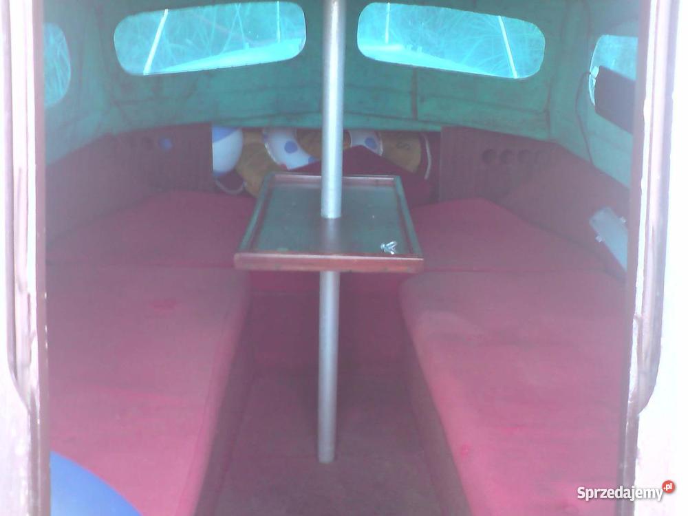 Jacht żaglowy KORMORAN łódź kabinowa przyczepa podlaskie Augustów