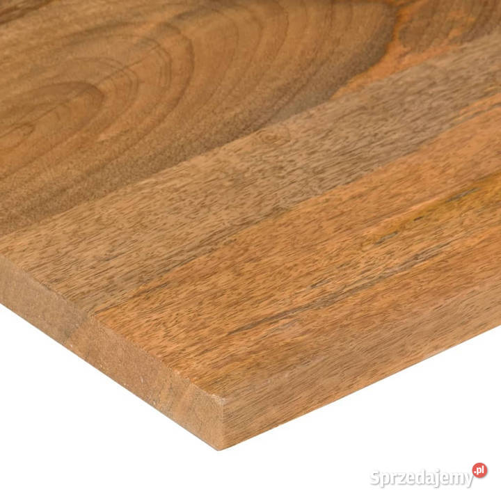 Blat biurka z wycięciem 100x60x25 surowe drewno Warszawa