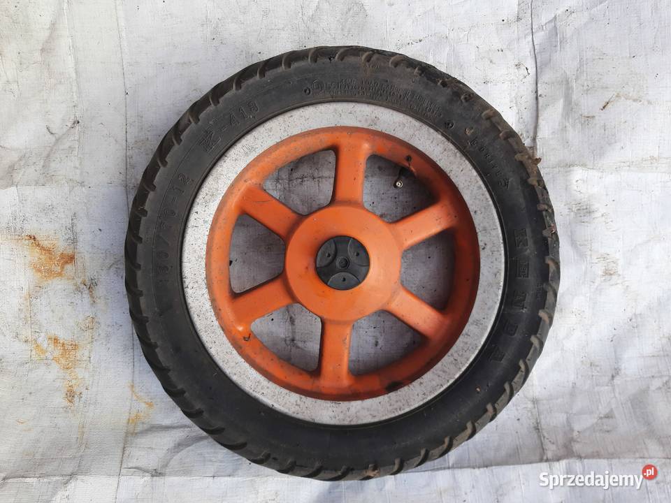 Kompletne tylne R12 koło do skutera RY8 Łódź