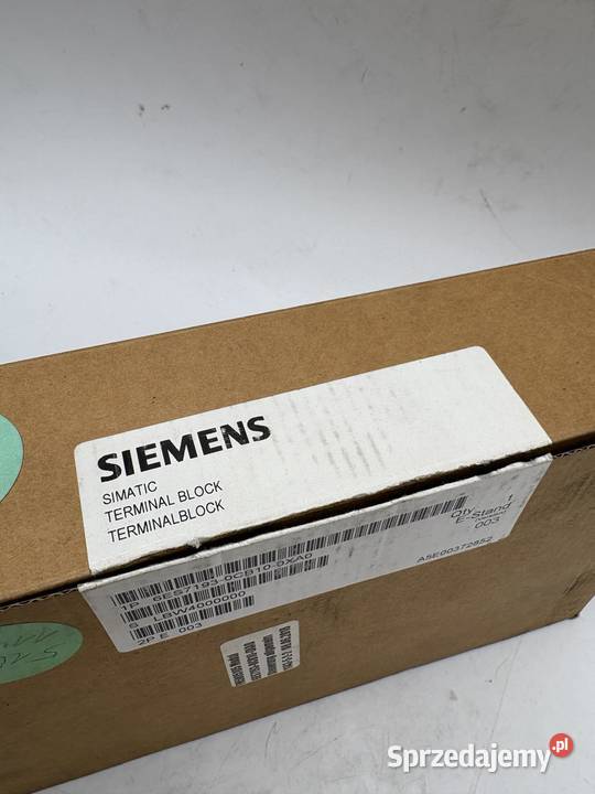 Siemens 6ES71930CB100XA0 Terminal Block Warszawa