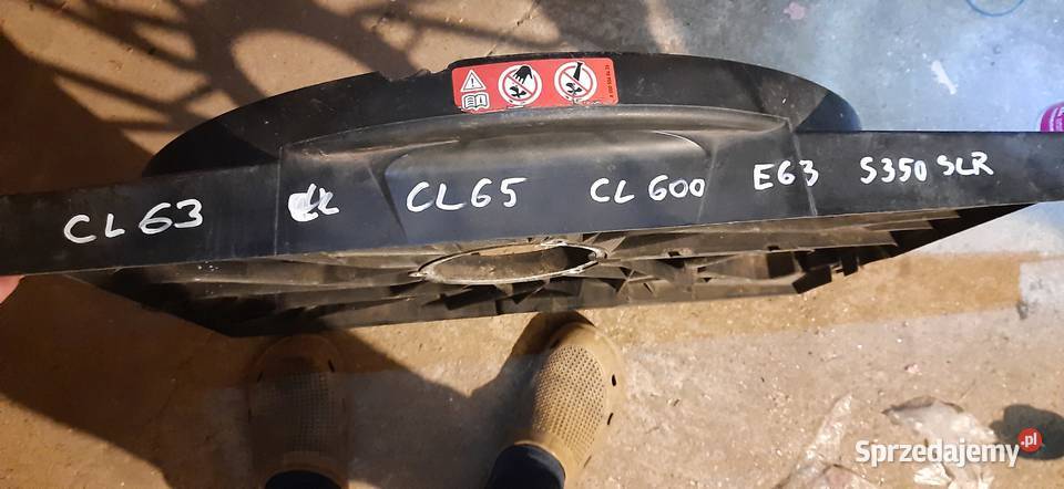 OBUDOWA WENTYLATORA CHLODNICY MERCEDES CL63 CL65 Siechnice