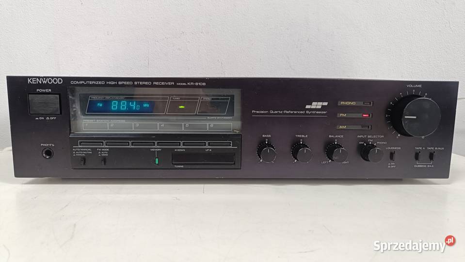 KENWOOD KR810B Amplituner Stereo do przeglądu Poznań