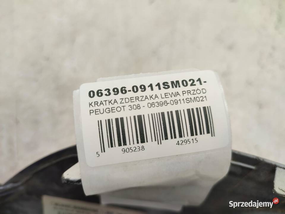 KRATKA ZDERZAKA LEWY PRZÓD PEUGEOT 308 SW II sprzedam