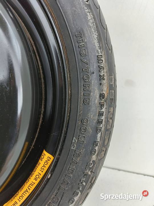 KOŁO ZAPASOWE DOJAZDOWE 11570 R15 Volvo S70 V70