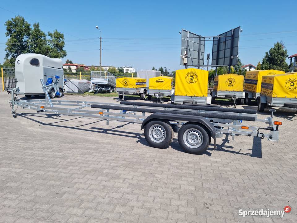 Przyczepa podłodziowa do łodzi 75m DMC 8001800 Lesznowola sprzedam