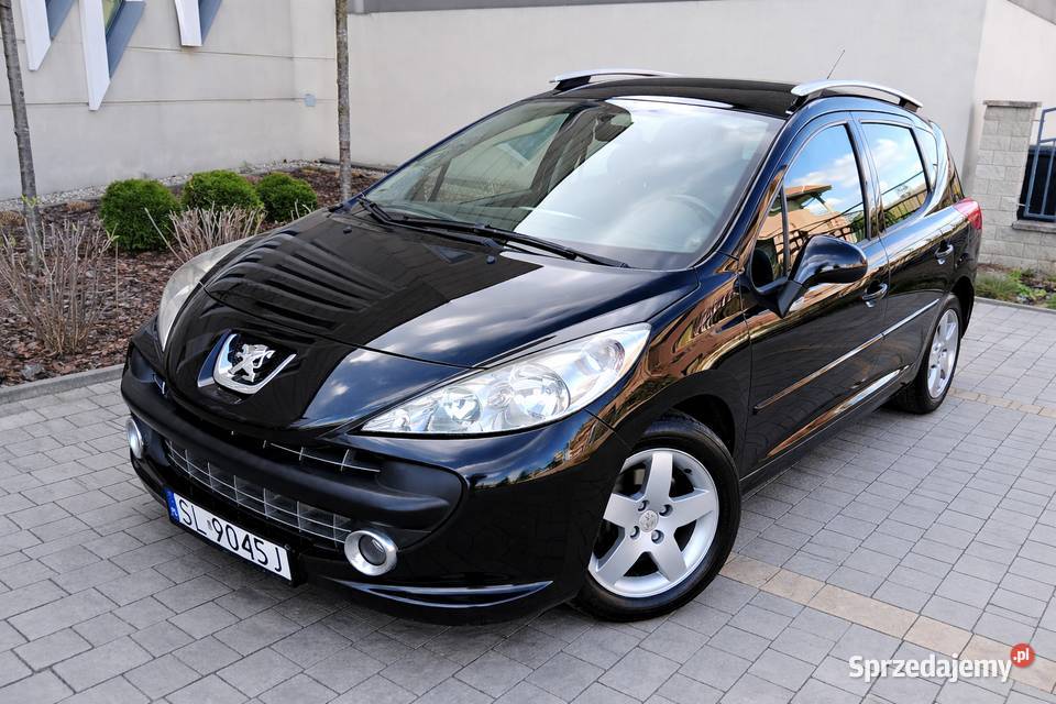 PEUGEOT 207SW 14 95 2008r Dach Panoramiczny kupiony w Polsce Gliwice