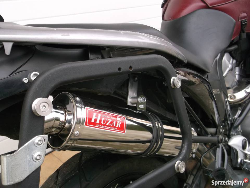 HUZAR EXHAUST wydech tłumik OWAL Honda Transalp Błażowa