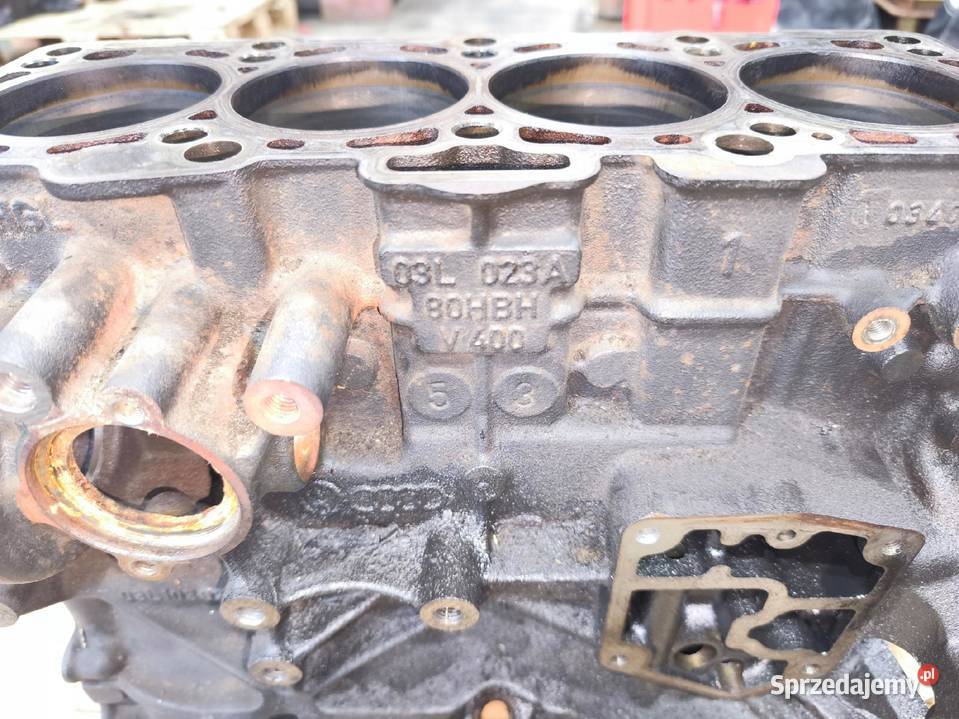 BLOK SILNIKA AUDI A4 B8 A5 8T 20 TDI CAG 03L023A osobowe Przystajń sprzedam