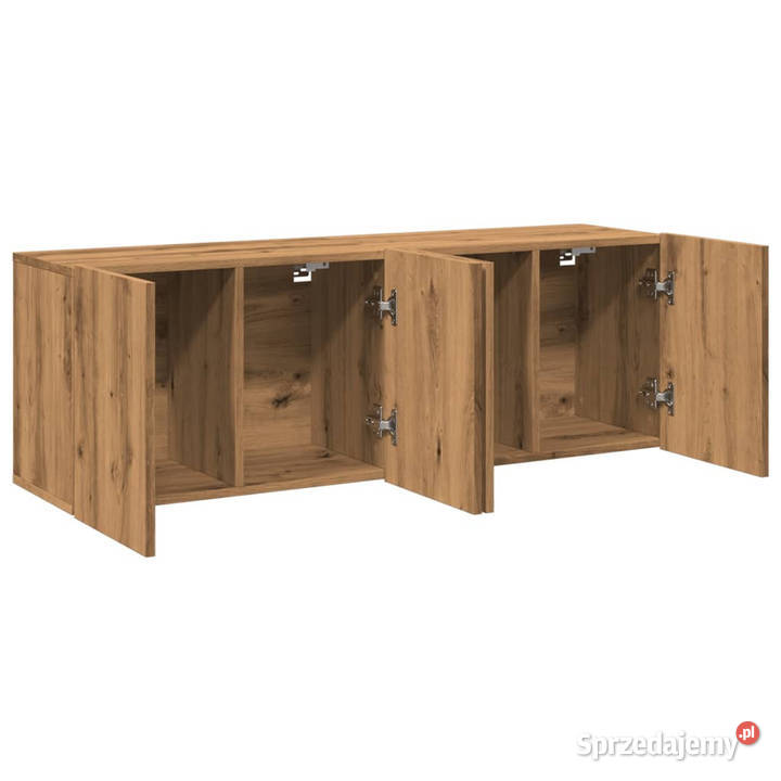 Ścienne szafki TV 2 dąb artisian 60x30x41 Warszawa