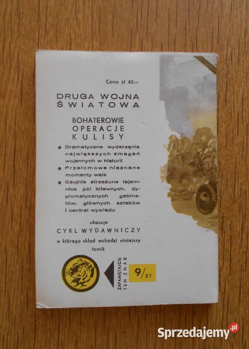 Żółty Tygrys Ogniowy parasol 987 Rok wydania 1987 Parczew