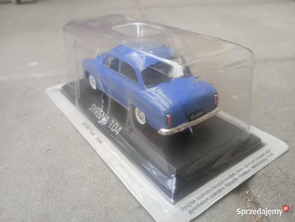SYRENA 104 Kultowe auta PRL model FSO deagostini Warszawa sprzedam