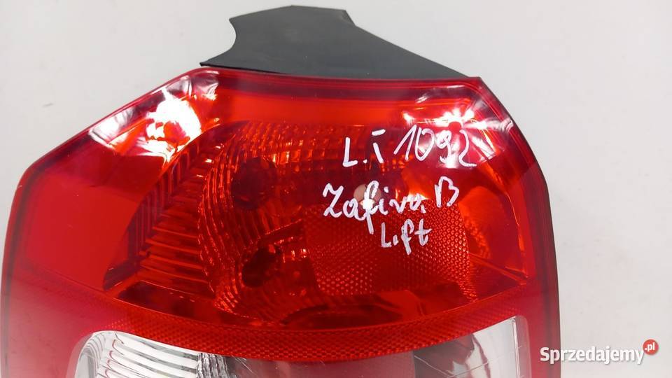 OPEL ZAFIRA B LIFT VAN LAMPA TYŁ LEWA Zbierkowo