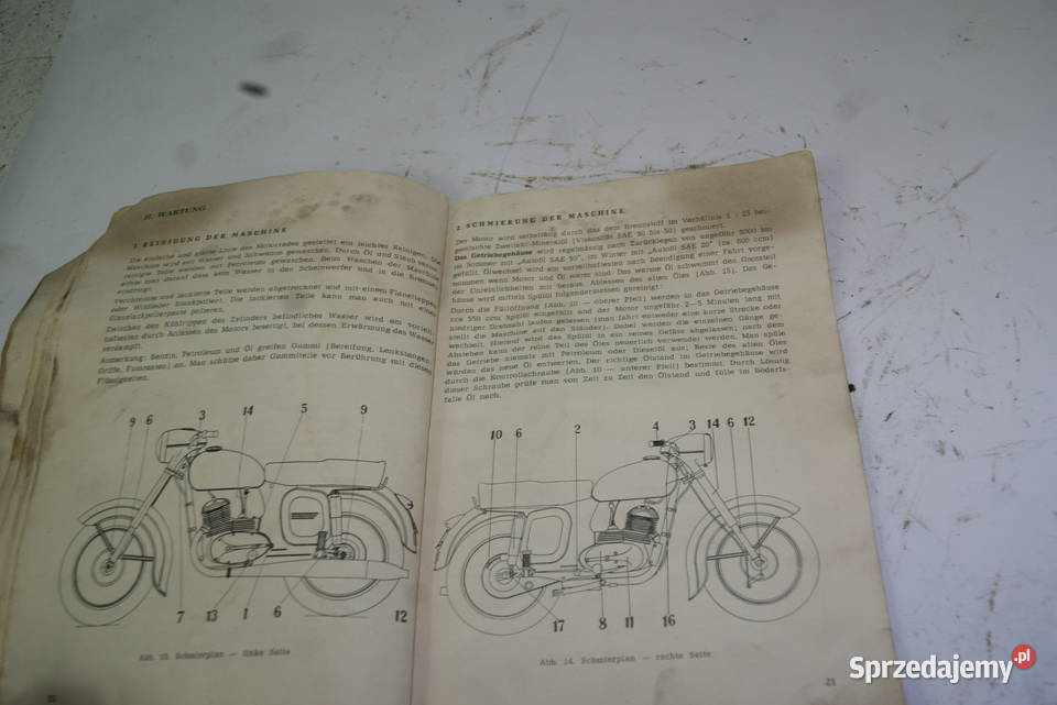 JAWA CZ 125 175 INSTRUKCJA ORGINAŁ Części i akcesoria motocyklowe Rybnik