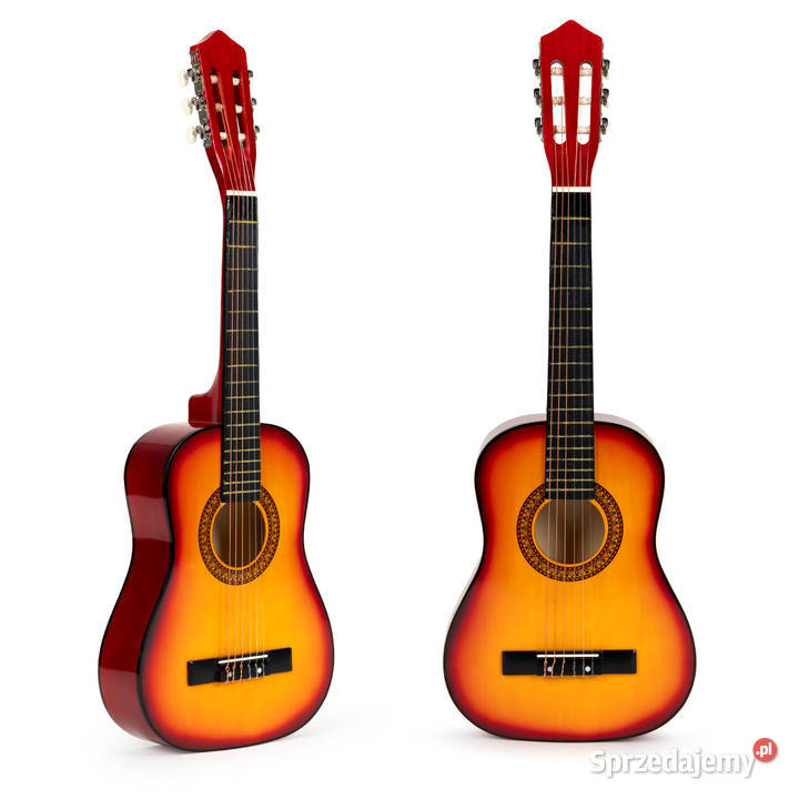 Gitara dzieci duża klasyczna drewniana 6 strun Smogorzów