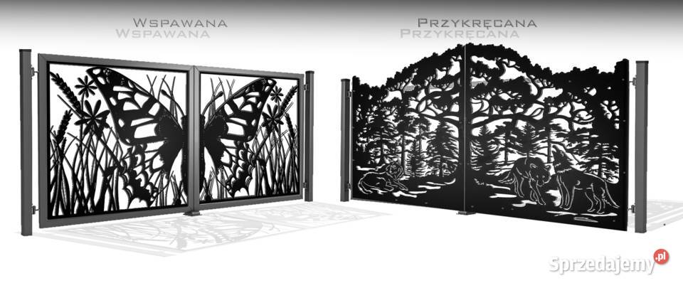 Ogrodzenie kompletne na wymiar metal Poznań