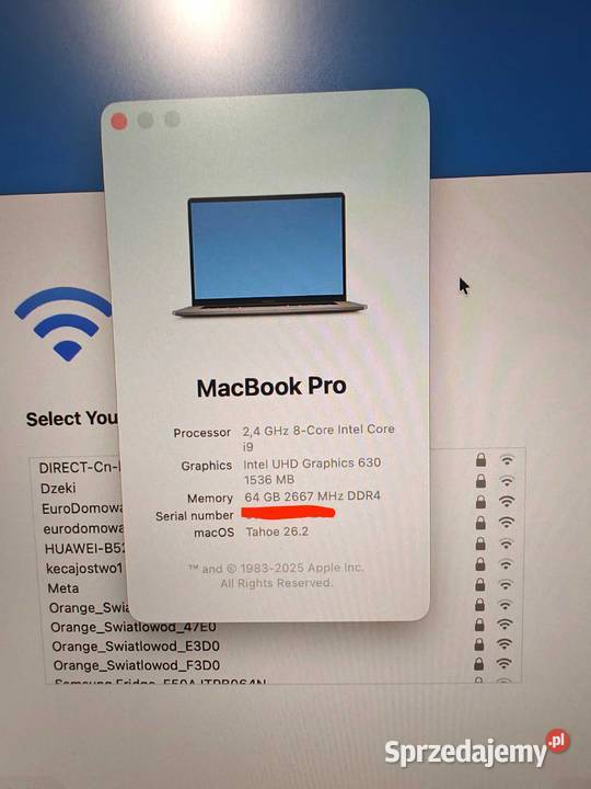 MacBook Pro 16 w stanie okazja sprzedam