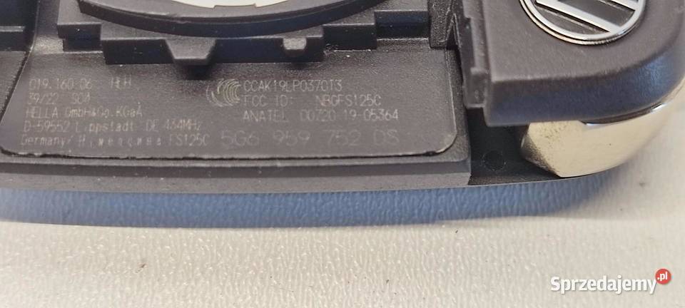 VW TIGUAN II KLUCZUK PILOT 5G6959752DS osobowe