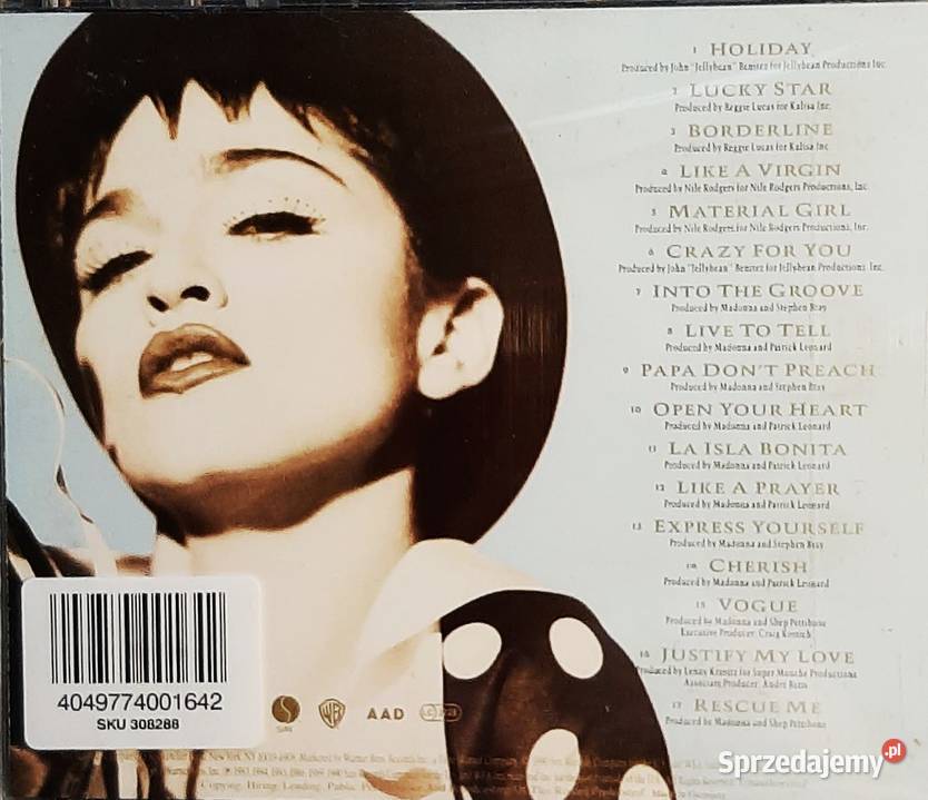 CD Nowa Wspaniały Album MADONNA The Immaculate Zamość