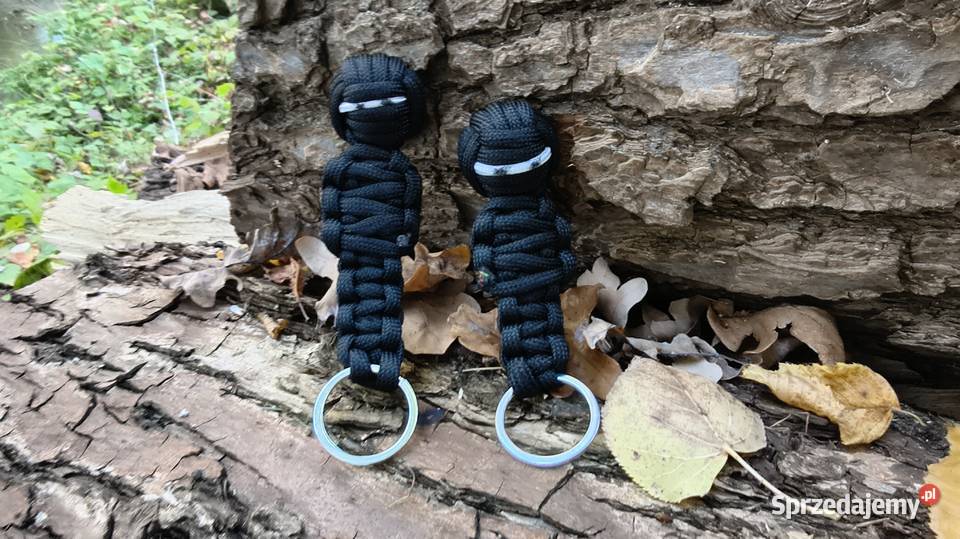 Breloczek z paracordu ninja do kluczy plecaka Uniseks małopolskie