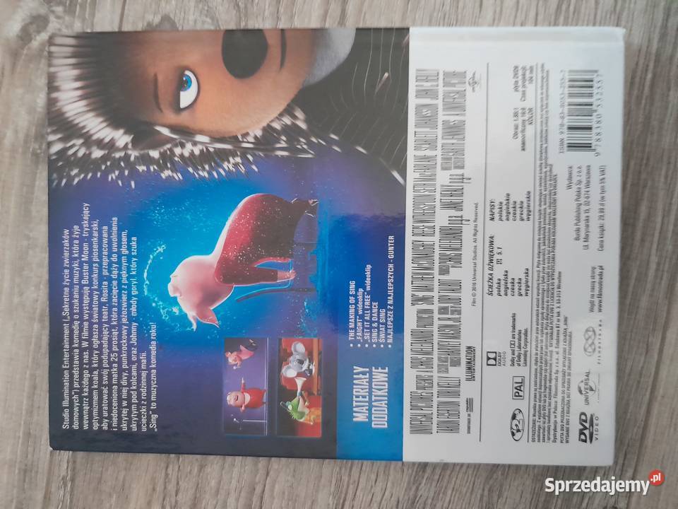 DVD Sing Dubbing Filmy Wieliczka