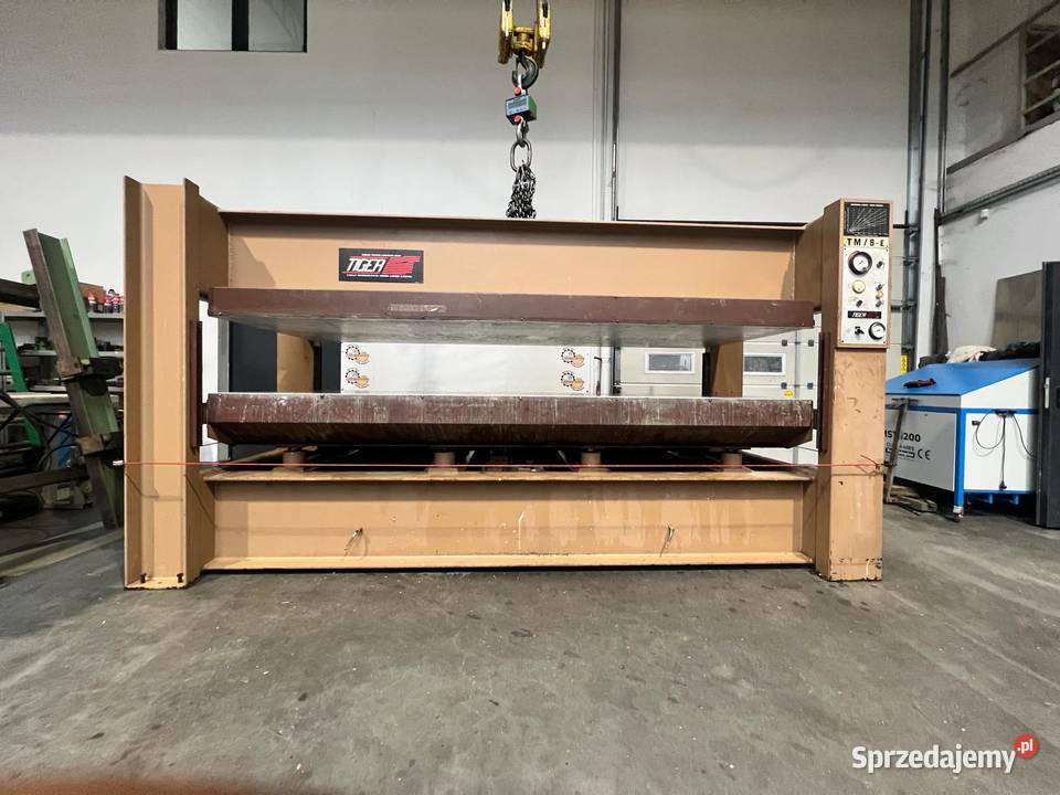 Prasa hydrauliczna do fornirowania Tiger TM8E Juszczyn