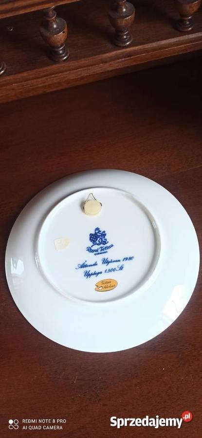 Talerz Mother Day Royal Tettau Germany Łabędzie