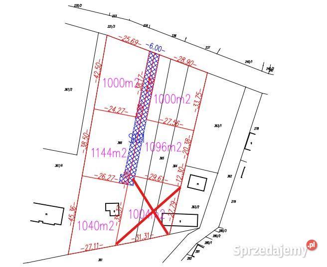 Działka budowlana z mpzp Poniatowo 65 000 Sprzedaż