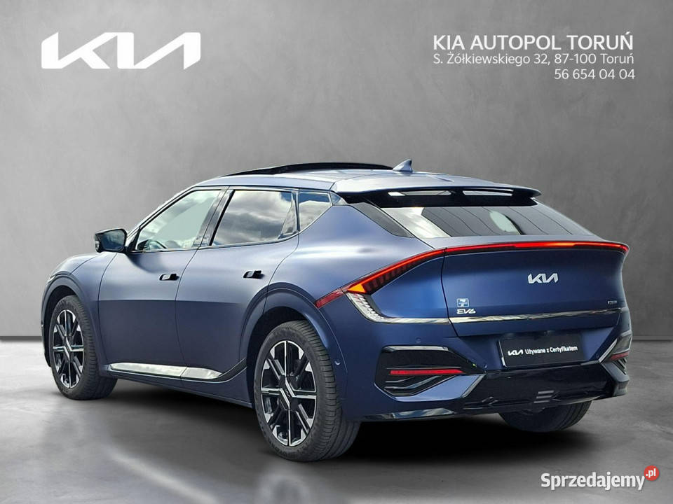 Kia EV6 84kWh AWD GTline dach wielofunkcyjna kierownica kujawsko-pomorskie Toruń