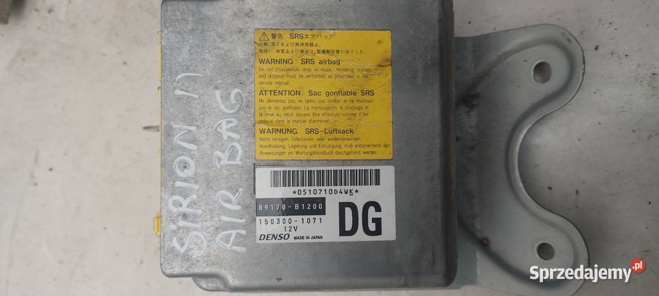 DAIHATSU SIRION II sensor airbag 89170B1200 świętokrzyskie Kielce