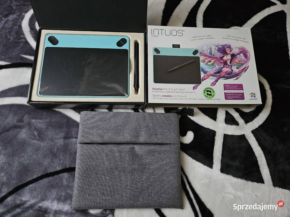 Wacom Intuos Comic S miętowy niebieski pokrowiec Sopot