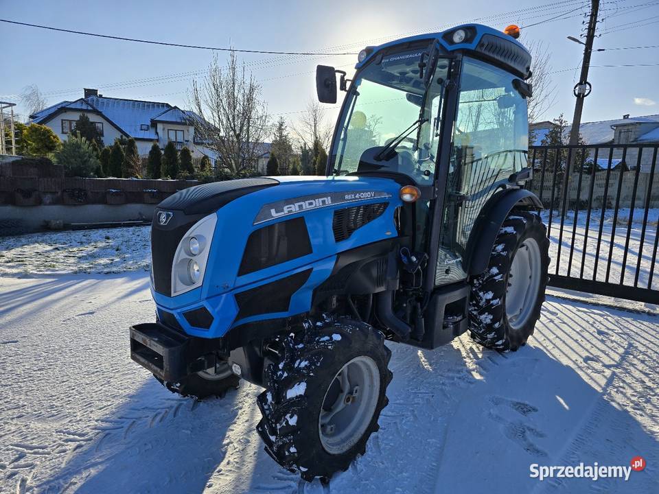 Landini Rex 4 80V Klimatyzacja 4x4 sadowniczy Rewers elektrohydrauliczny mazowieckie Sochaczew sprzedam