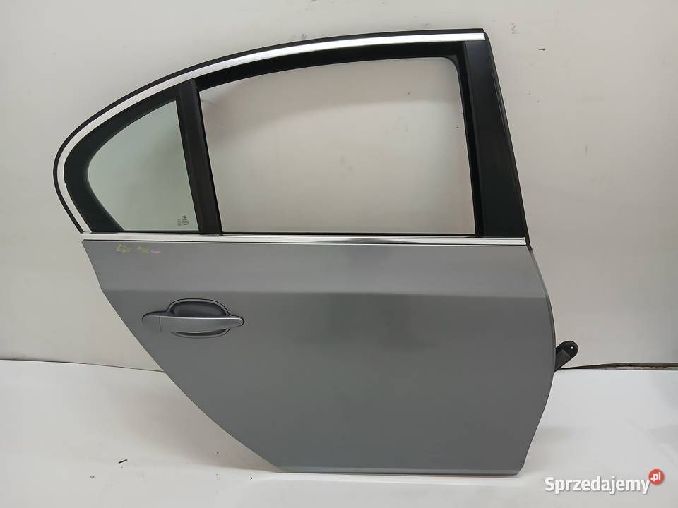 DRZWI PRAWE TYLNE BMW E60 A087 SILBERGRAU osobowe Drzwi lubelskie sprzedam