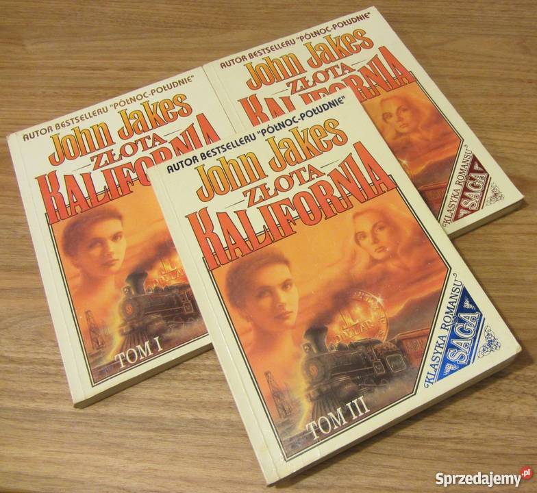 ZŁOTA KALIFORNIA KOMPLET JOHN JAKES fa Goleniów