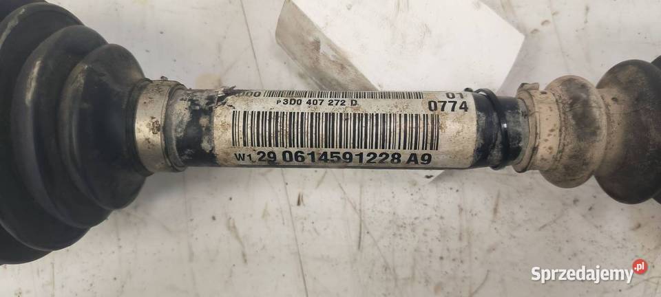 PÓŁOŚ PRAWA PRZÓD VOLKSWAGEN PHAETON LONG osobowe kujawsko-pomorskie