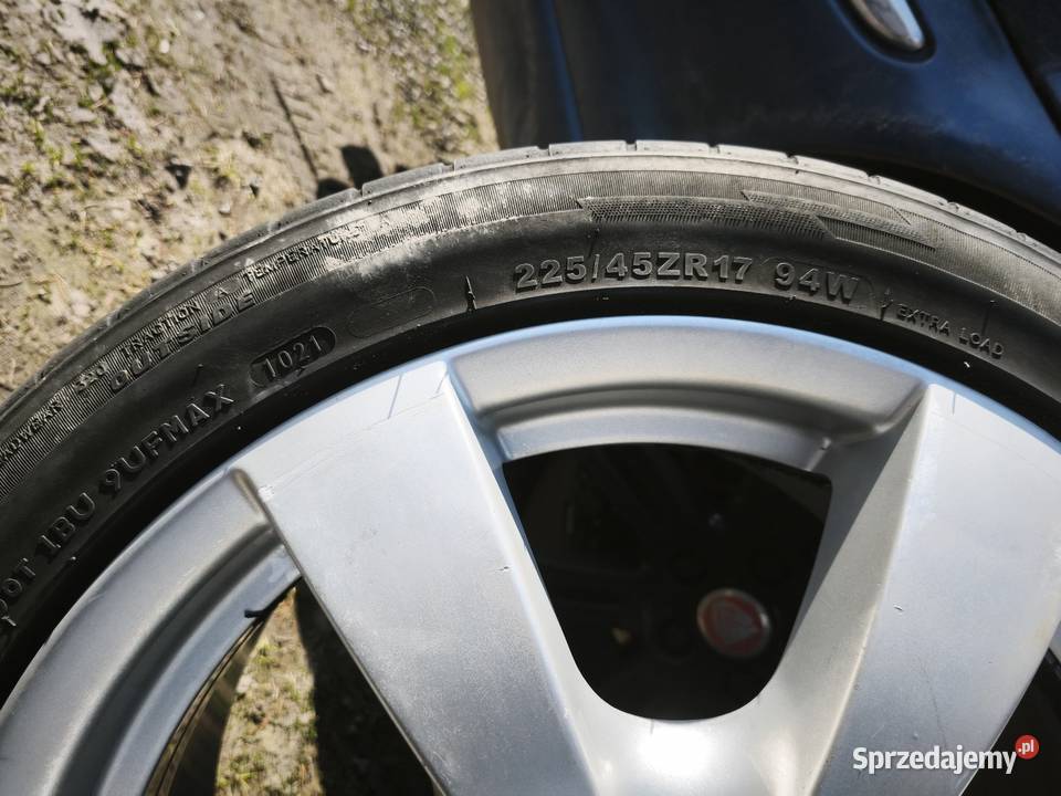 Alufelgi Ronal 17 5x112 na oponach letnich Samochodowe Chełm