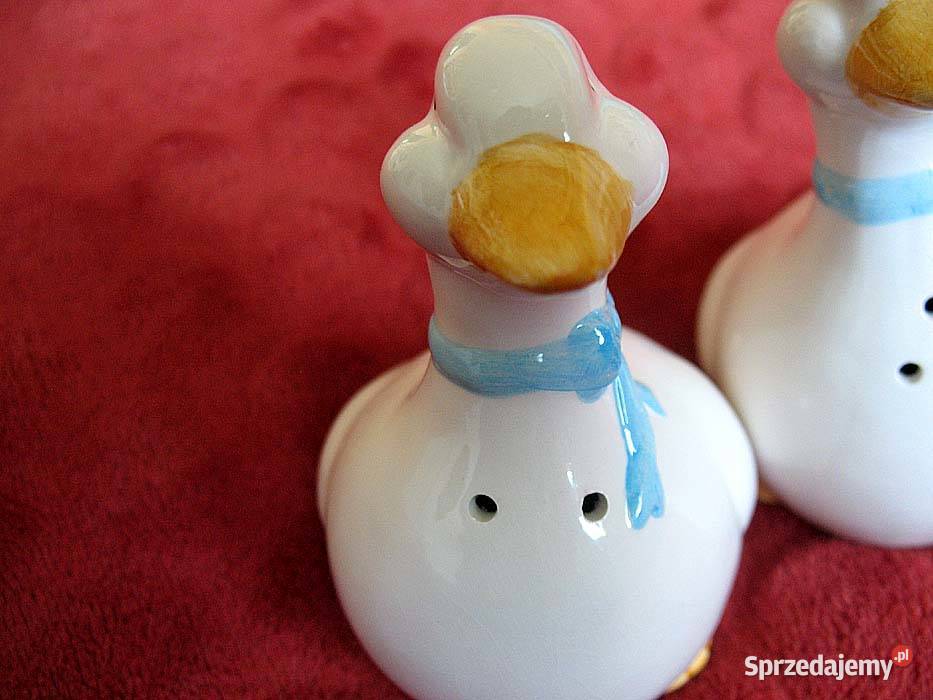Gęsi Porcelana solniczka i pieprzniczka 10 x 9 x Siedlce