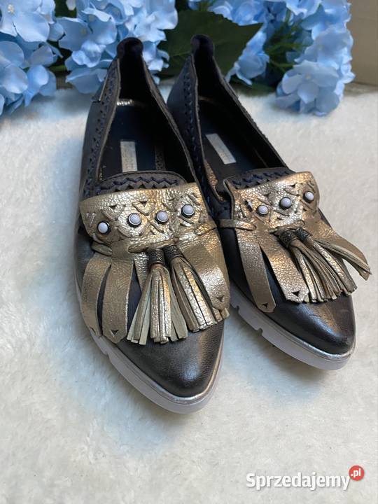 Buty skórzane mokasyny 37 Warszawa