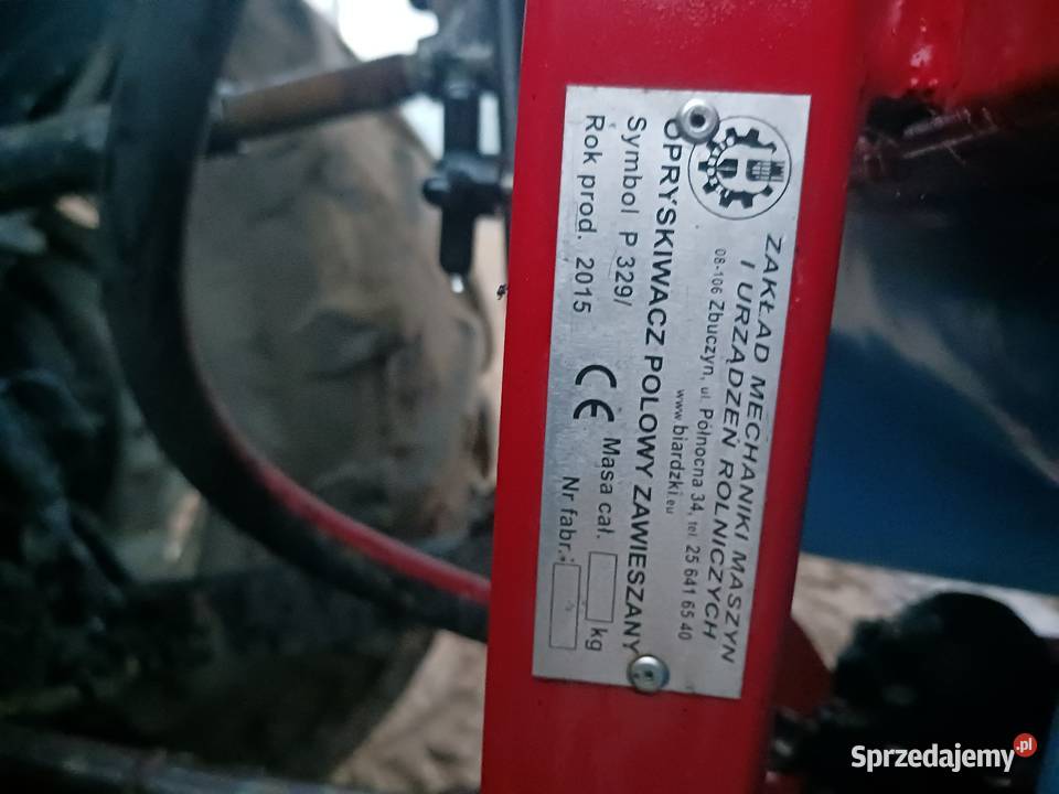 Opryskiwacz biardzki 600l 12m lanca nieuszkodzony podlaskie Kolno sprzedam