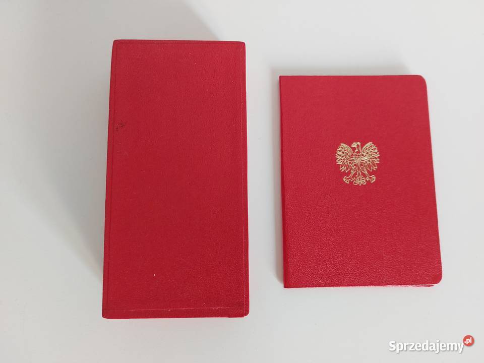 Srebrny Krzyż Zasługi PRL odznaka i legitymacja