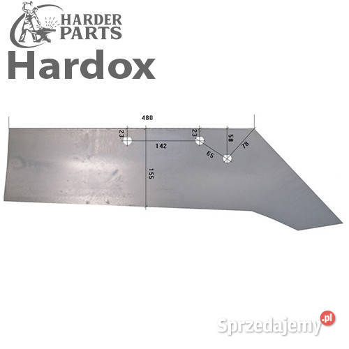 Lemiesz 300ha HARDOX SSP295OEPP części do pługa Części zamienne Suwałki sprzedam
