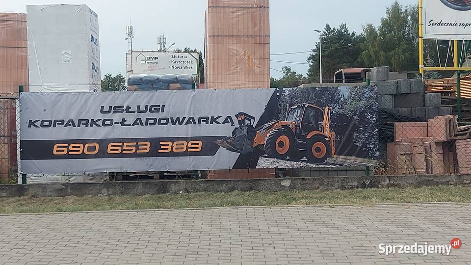 Oferuje Państwu usługi koparko ładowarką JCB 4CX Toruń