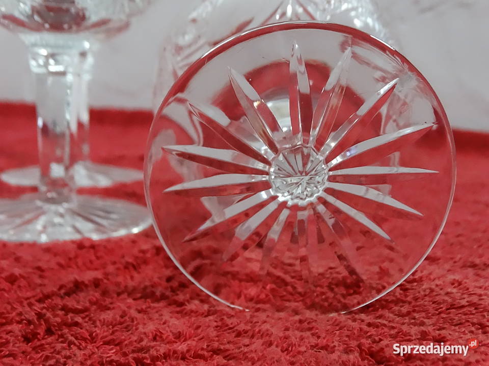 Komplet 5 kryształowych kieliszków do Serwisy Biłgoraj sprzedam