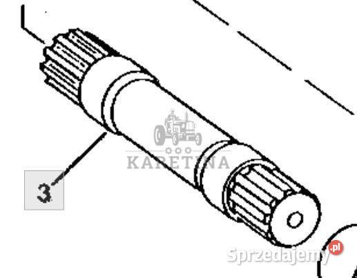 John Deere 7600 7700 7800 Wał Wahliwy R117816 Jastrzębniki sprzedam