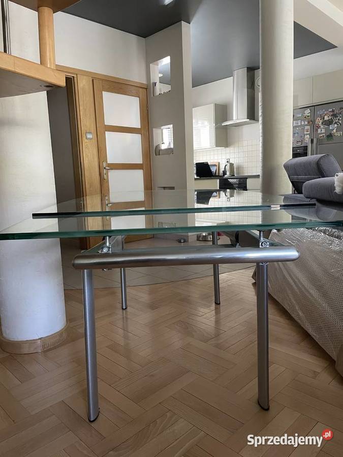 Stół szklany rozkładany Rąbień AB sprzedam