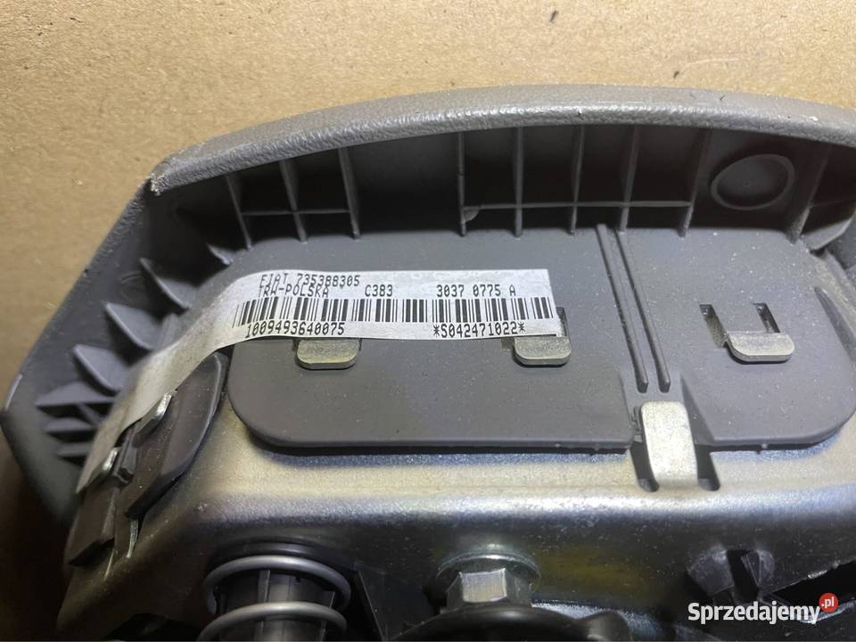 735388305 airbag poduszka kierownicy Fiat panda
