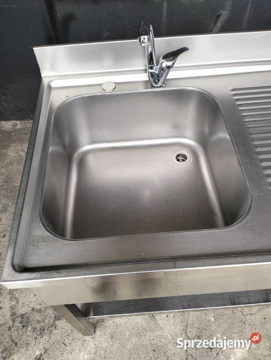 Zlew 1komorowy gastronomiczny 120x70x85